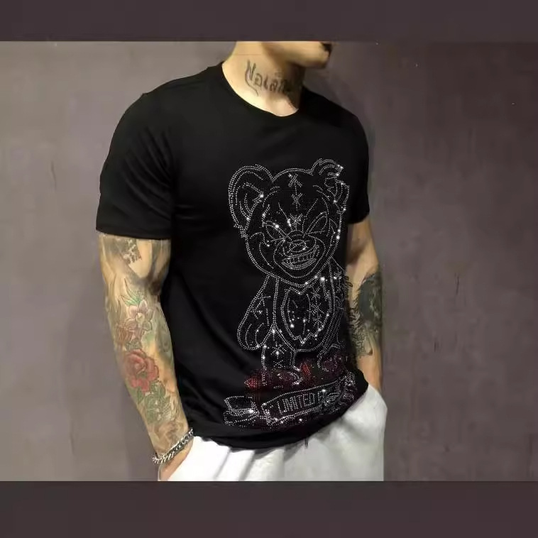 Streetwear Brand Fashion - 2025 새로운 짧은 소매 티셔츠 남자