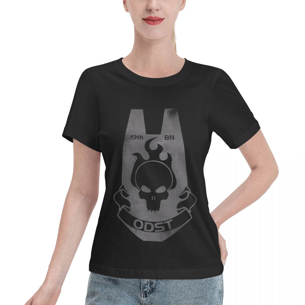 Women Streetwear Brand - No Fade UNSC 패치 ODST 브랜드