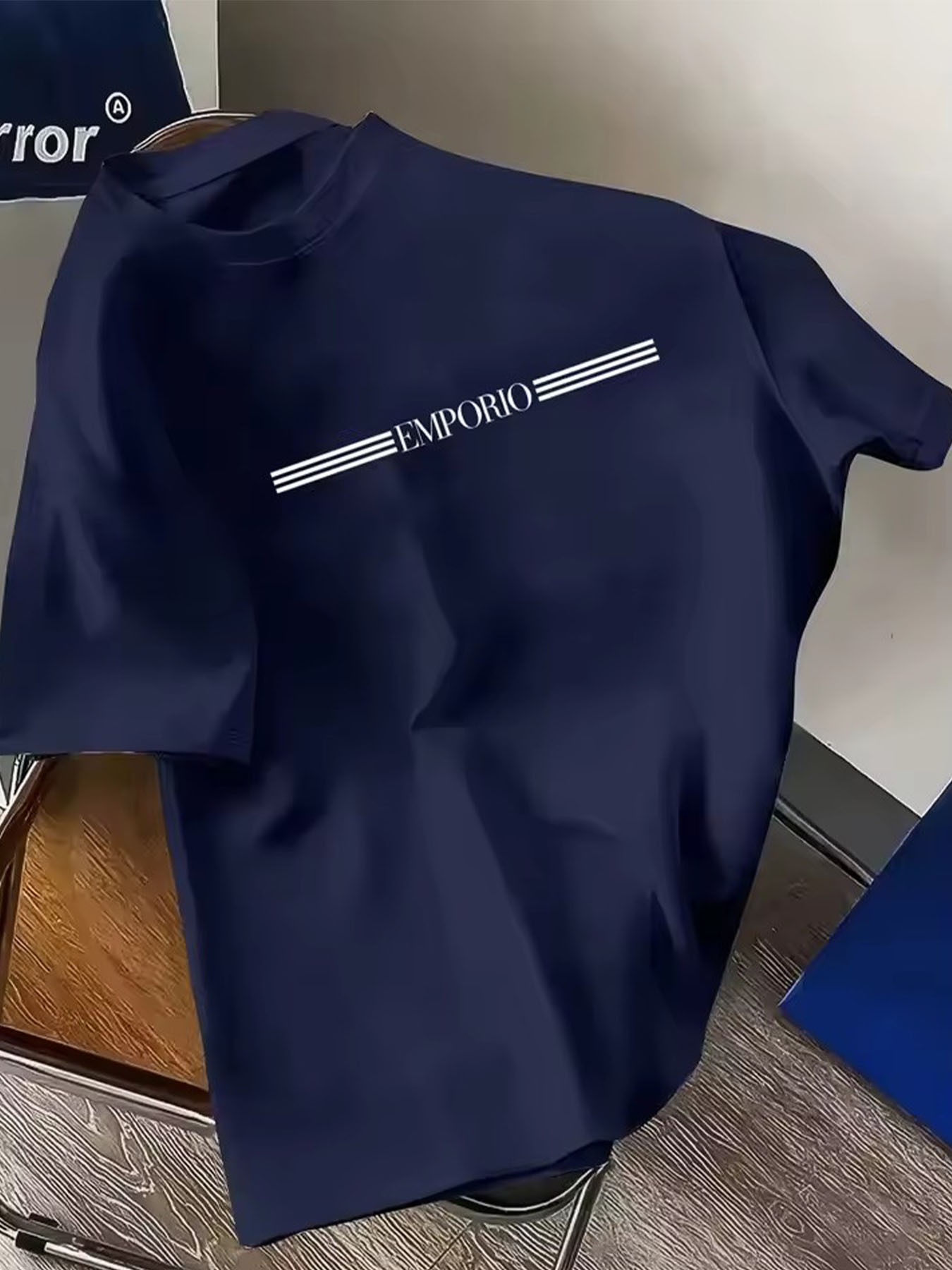 Streetwear Brand Marketing - 남성용 럭셔리 브랜드 레터 프린트 티셔츠,