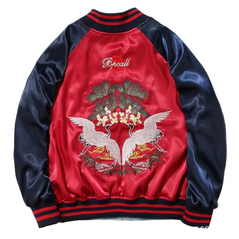 2 양면 착용 가능한 수카잔 새틴 야구 재킷 남성 여성 - Women Streetwear Brand 리뷰 및 가격