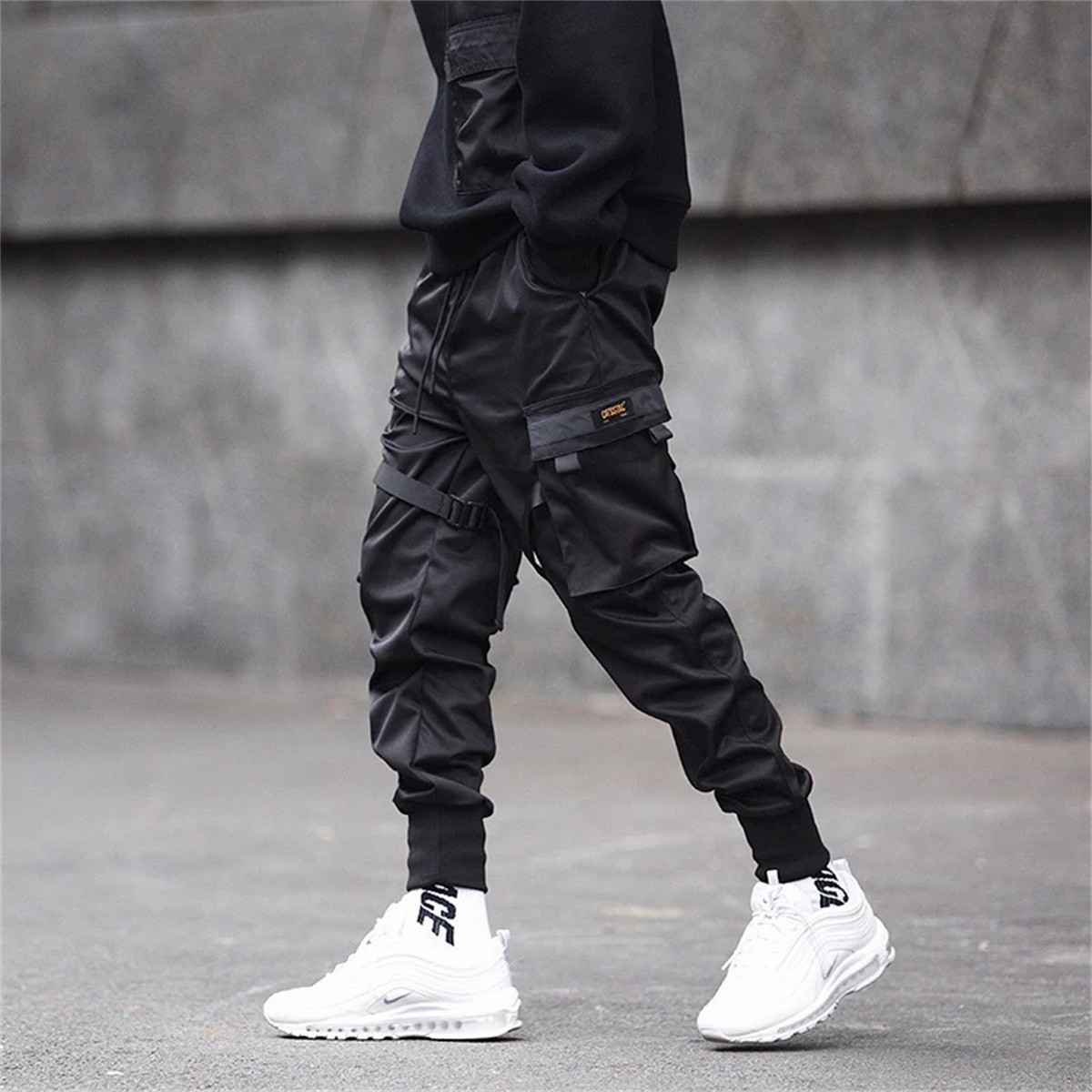 블랙 힙합 카고 바지 여름 다목적 패션 브랜드 바지 패 - Streetwear Brand Fashion 리뷰 및 가격