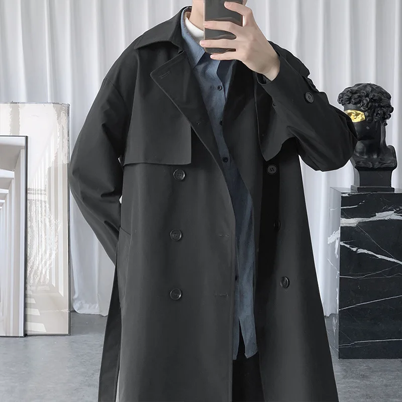 패션 브랜드 남성 비즈니스 윈드브레이커 롱 재킷 한국  - Streetwear Brand Fashion 리뷰 및 가격