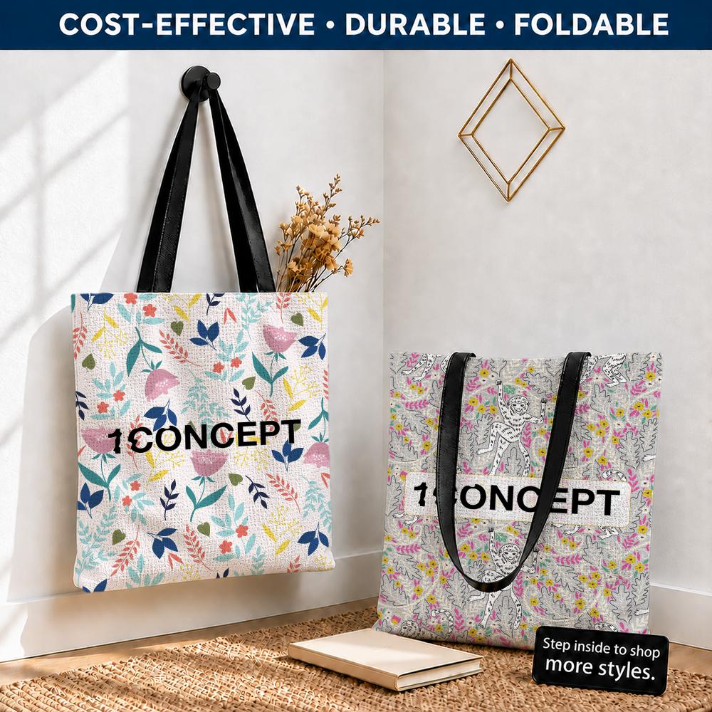 디자이너 프린트 캔버스 토트백, 1CONCEPT 브랜드 - Streetwear Brand Bag 리뷰 및 가격