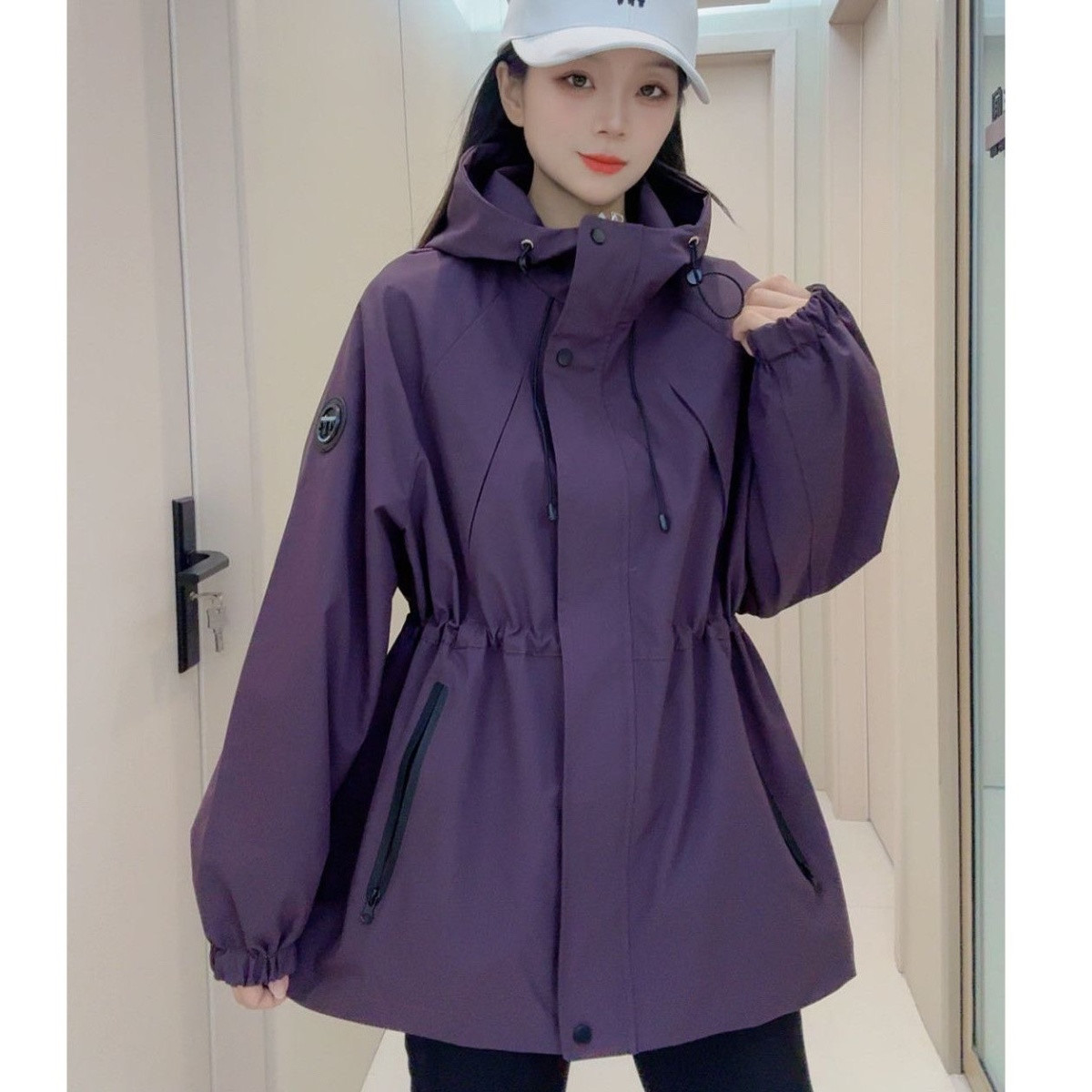 후드 재킷, 여성용, 봄/가을용, 방풍 재킷, 고급 브 - Women Streetwear Brand 리뷰 및 가격