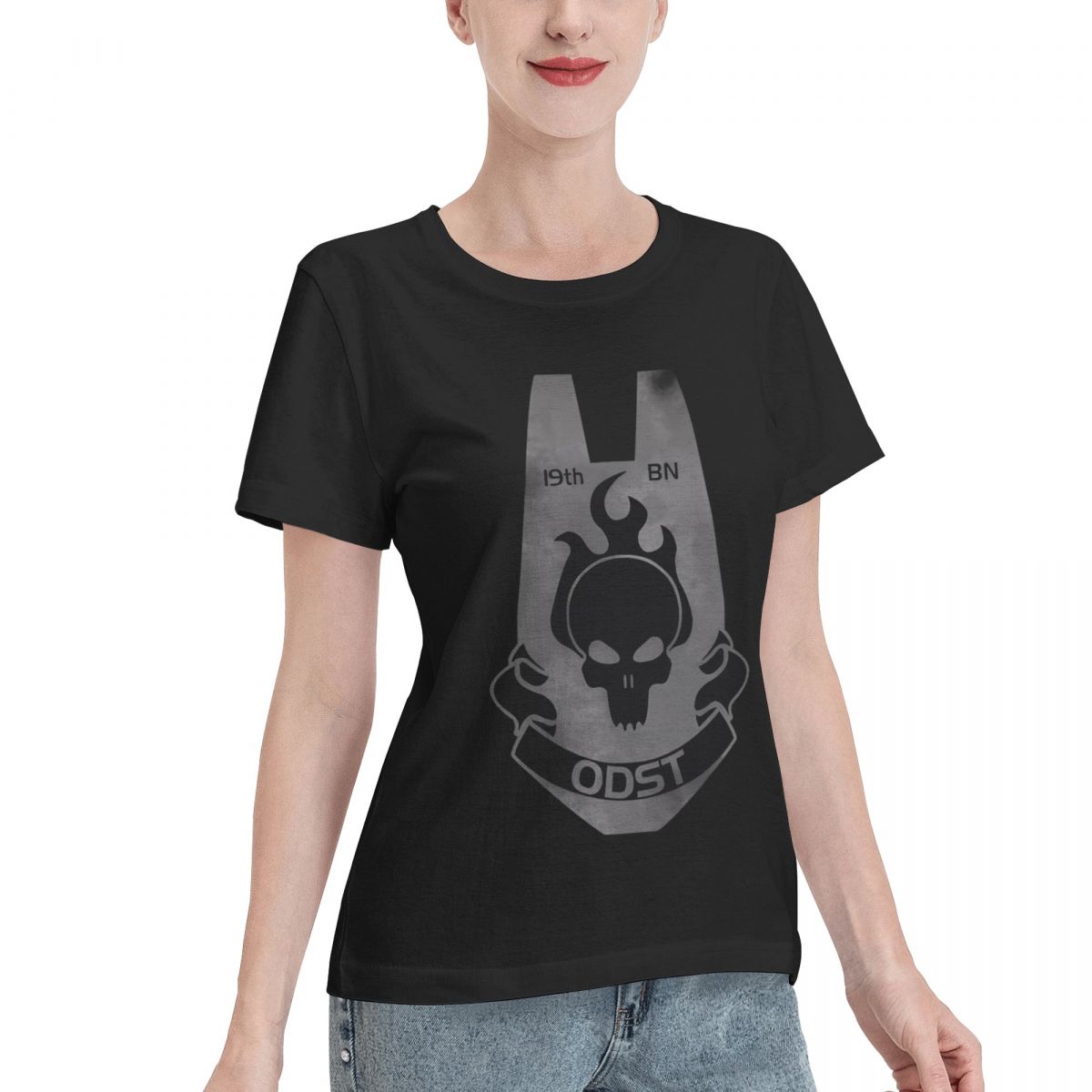 No Fade UNSC 패치 ODST 브랜드 여성용 티 - Women Streetwear Brand 리뷰 및 가격